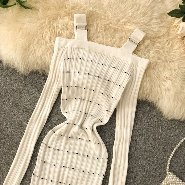 Új modell női hosszú ruha csupasz vállval, különböző színekben