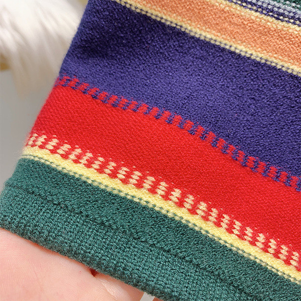 Fusta de dama in dungi cu talie inalta in doua culori