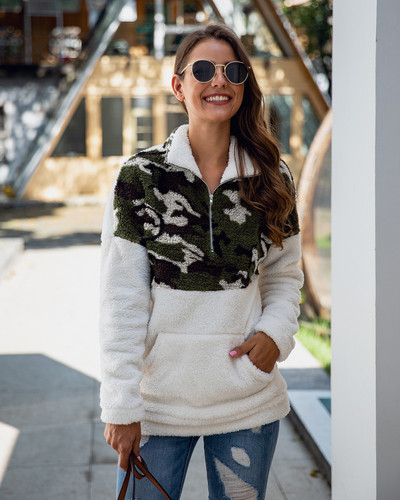 Új modell női pulóver cipzárral - két modell többféle színben