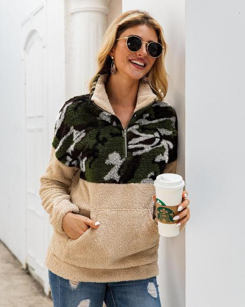 Új modell női pulóver cipzárral - két modell többféle színben