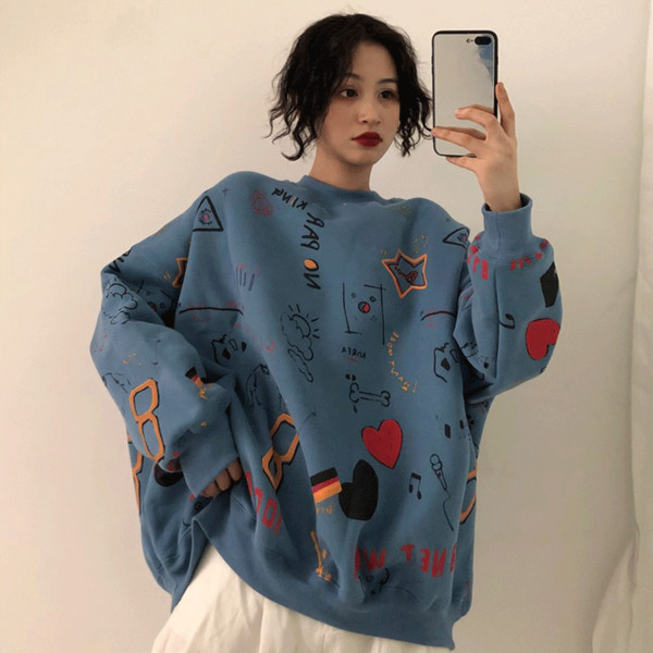 Női pulóver négy szín széles modellben