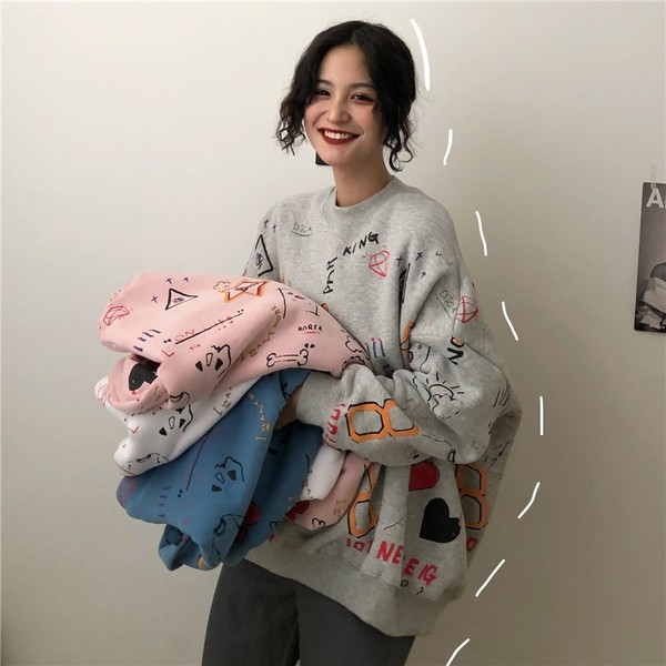 Női pulóver négy szín széles modellben