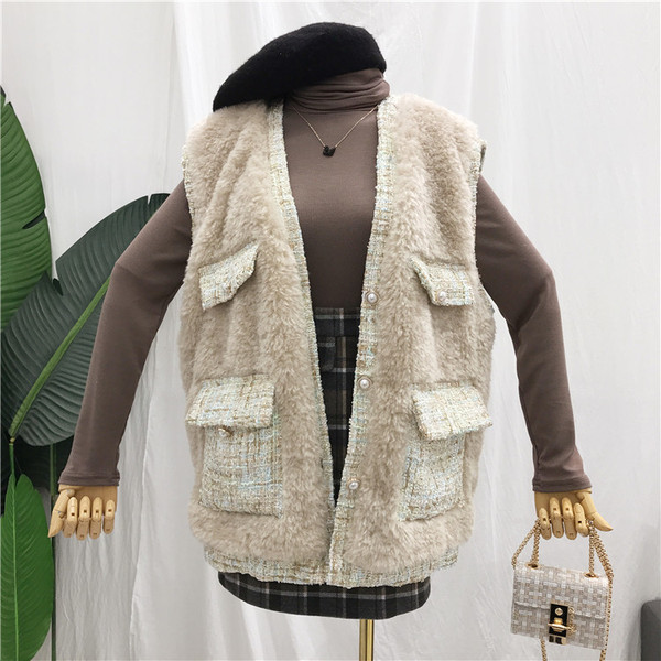 Νέο μοντέλο γυναικείο γιλέκο με τσέπες σε διάφορα χρώματα