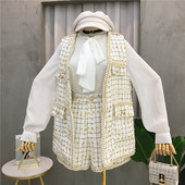 Új modell három részes női szett fehér és fekete színben