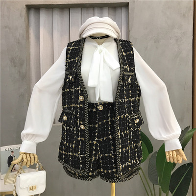 Új modell három részes női szett fehér és fekete színben