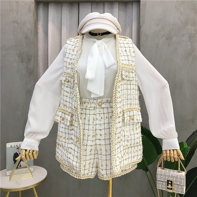 Új modell három részes női szett fehér és fekete színben