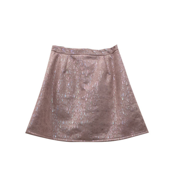 Új modell női rövid szoknya, fényes hatással három színben