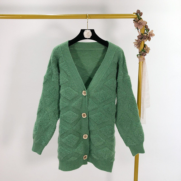 Vesta casual cu nasturi si decolteu adanc in trei culori