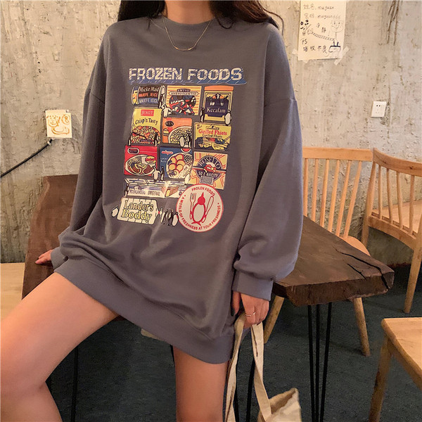 Bluza lunga de dama in trei culori cu aplicatie