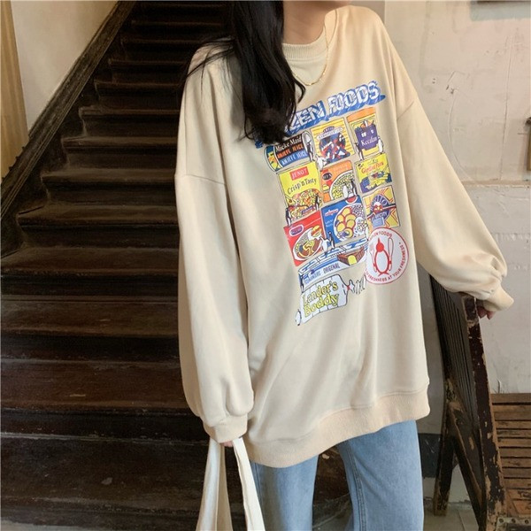 Bluza lunga de dama in trei culori cu aplicatie