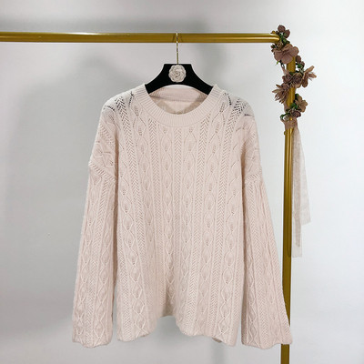 Vékony kötött női pulóver három színben