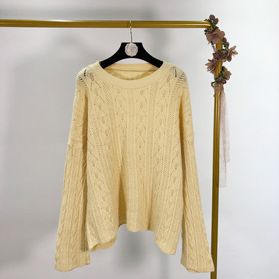 Vékony kötött női pulóver három színben