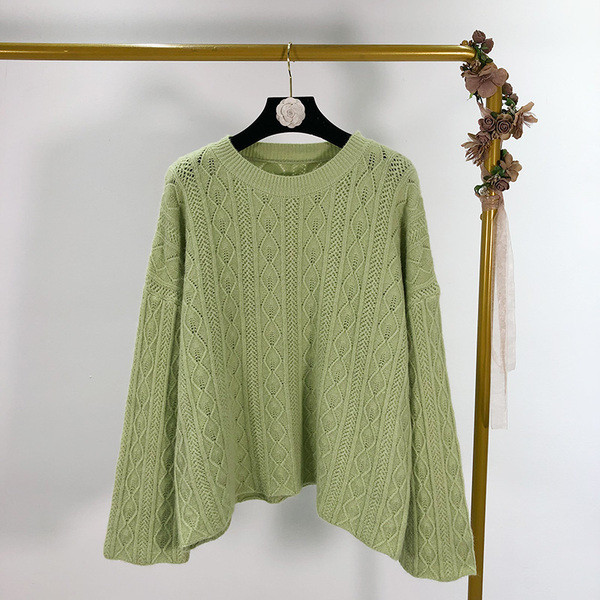 Vékony kötött női pulóver három színben