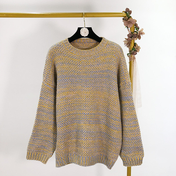 Alkalmi pulóver - sima modell kék és barna színben