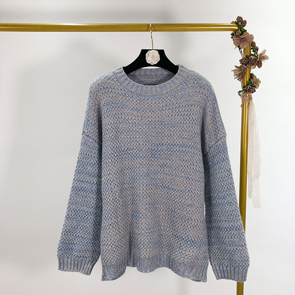 Alkalmi pulóver - sima modell kék és barna színben