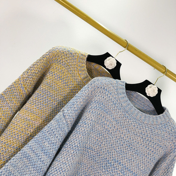 Alkalmi pulóver - sima modell kék és barna színben