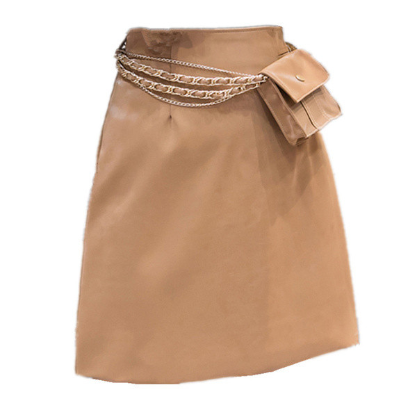 Új modell rövid női szoknya övvel több színben