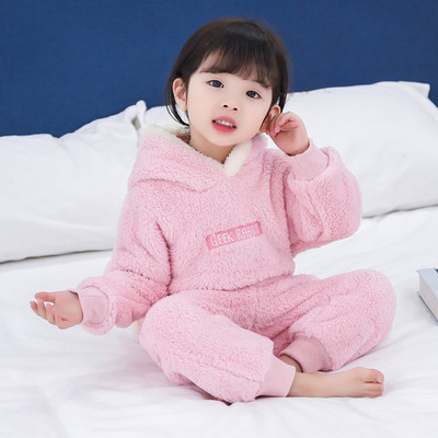 Gyermek pizsama két színben 3D elemmel lányoknak és fiúknak