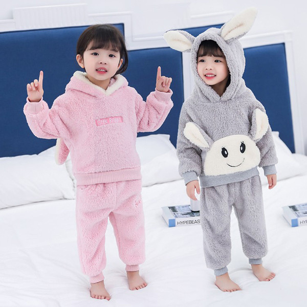 Детска пижама в два цвята с 3D елемент за момичета и момчета