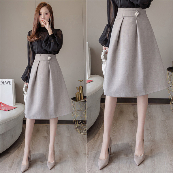 Új modell szabású női szoknya három színben