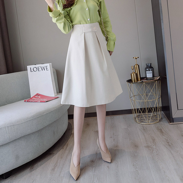 Új modell szabású női szoknya három színben