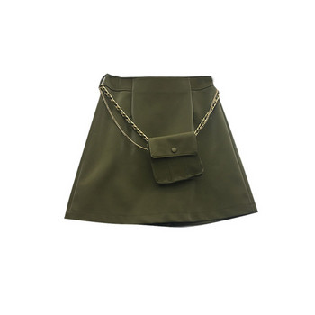 Νέο μοντέλο γυναικεία φούστα με ζώνη σε διάφορα χρώματα