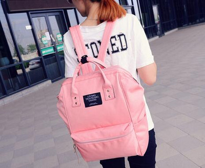 Női táska rövid és hosszú füllel, kék, fekete és rózsaszín színben