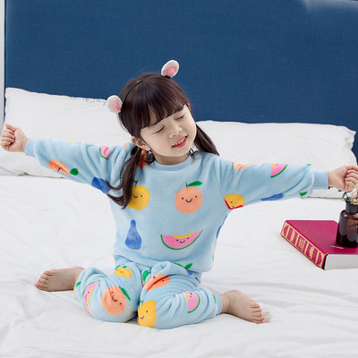 Gyerek pizsama kék és rózsaszín színben lányoknak