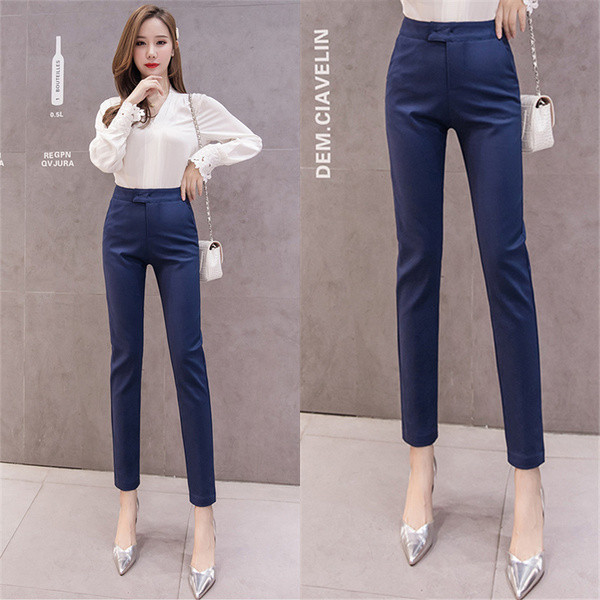 Stílusos női nadrág új modellje magas derékkal - több színben