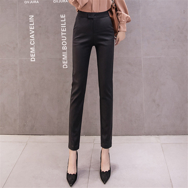 Stílusos női nadrág új modellje magas derékkal - több színben