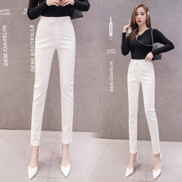 Stílusos női nadrág új modellje magas derékkal - több színben