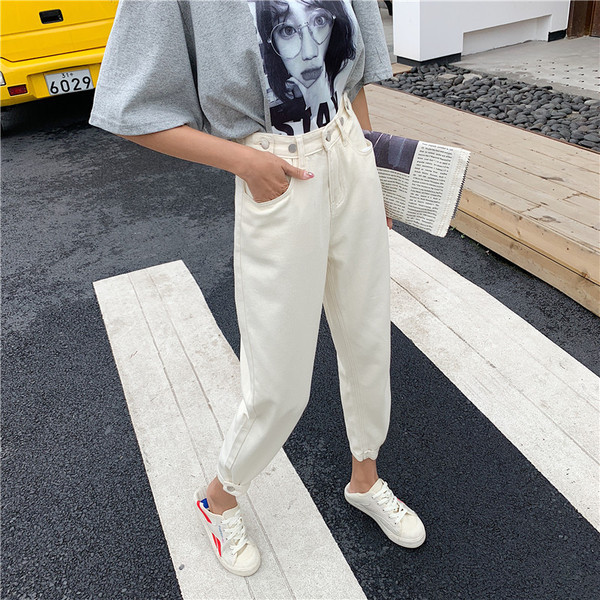 Alkalmi női farmer széles modell négy színben 5XL méretig