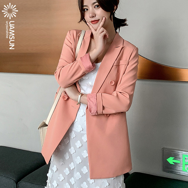 Modern női hosszú kabát gombokkal és hosszú ujjú több színben