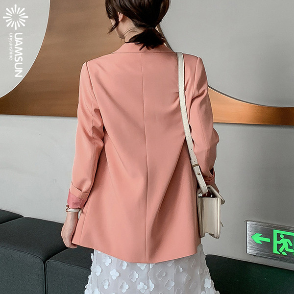 Modern női hosszú kabát gombokkal és hosszú ujjú több színben