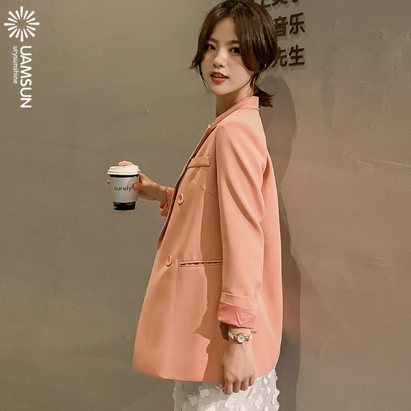 Modern női hosszú kabát gombokkal és hosszú ujjú több színben