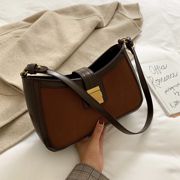 Öko bőrből készült csatos női táska három színben