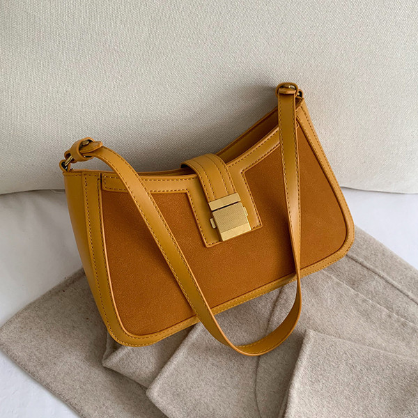 Öko bőrből készült csatos női táska három színben