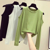 Bluza de dama cu umerii goi si marimi 5XL in mai multe culori