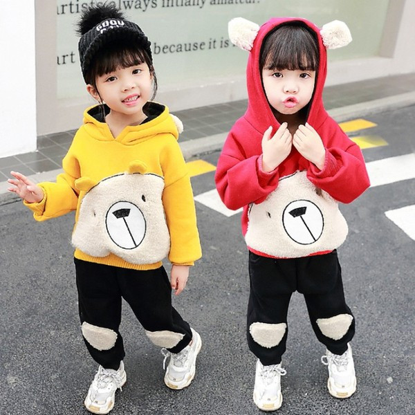 Napi gyerekkészlet lányoknak két színben 3D elemmel