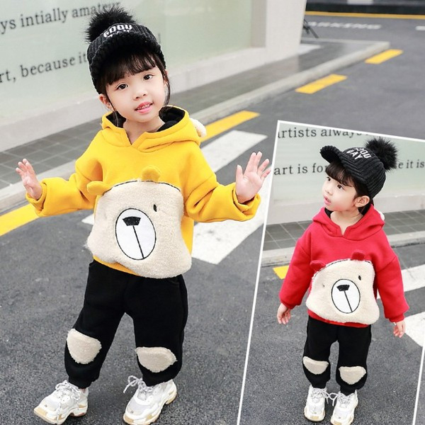 Napi gyerekkészlet lányoknak két színben 3D elemmel