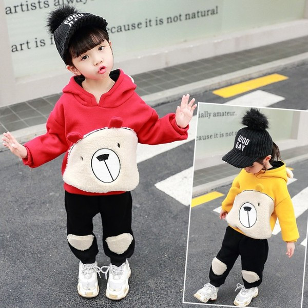 Napi gyerekkészlet lányoknak két színben 3D elemmel