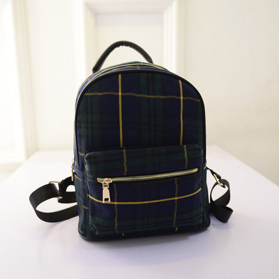 Női kockás hátizsák különböző árnyalatokban