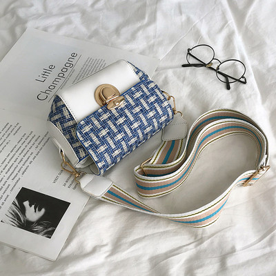 Modern női táska hosszú füllel, zöld, kék, fekete, barna és piros színben