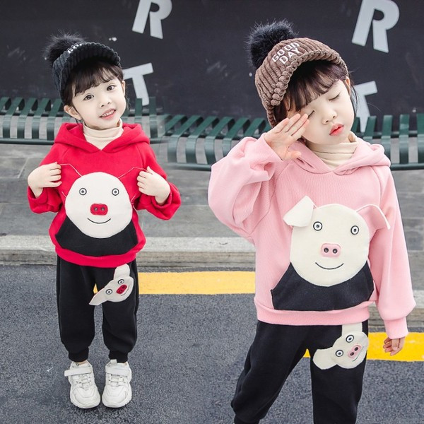 Gyerekkészlet lányoknak két színben 3D elemmel