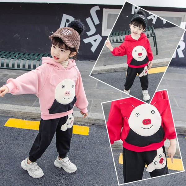 Gyerekkészlet lányoknak két színben 3D elemmel