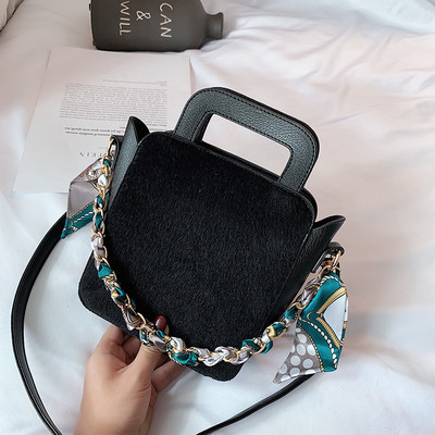 Modern női táska hosszú és rövid fülekkel, többféle színben