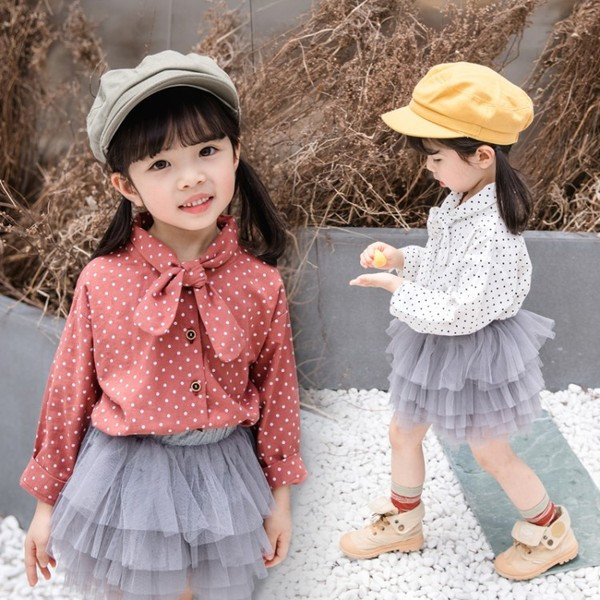 Stílusos gyereking lányoknak két színben, hosszú ujjal