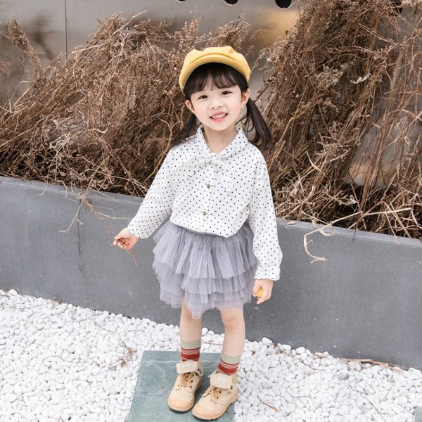 Stílusos gyereking lányoknak két színben, hosszú ujjal