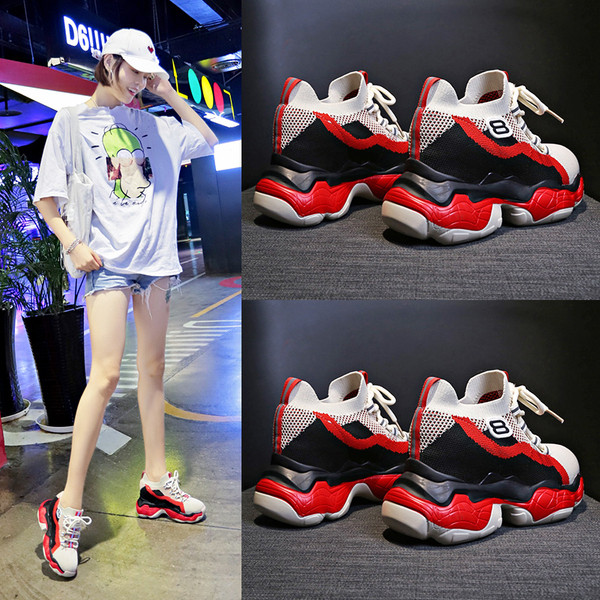 Női sport tornacipő durva talppal több színben