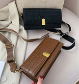 Eko bőrből készült alkalmi női táska, hosszú füllel hat színben